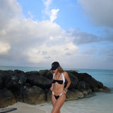 TWO TONE RUCHED BOTTOM