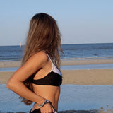DOUBLE LAYER ROSETTE TOP