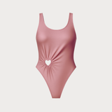 HEART CUTOUT ONE PIECE