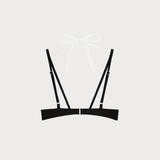 TWO TONE HALTER TOP